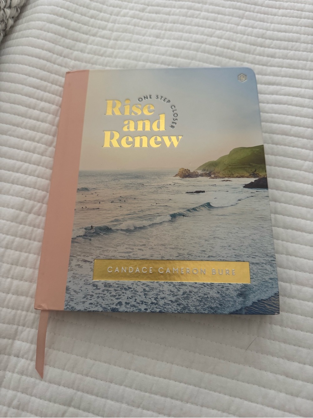 Candace Cameron Bure Journal - Seafoam Blue & Blush Pink